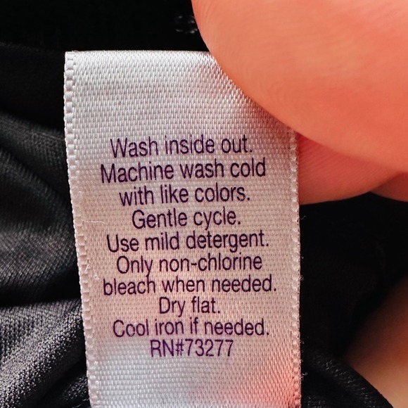 Jennifer Lopez Black Textured Fit Flare‎ V Neck Sleeveless Dress Size 4 - Picture 6 of 6